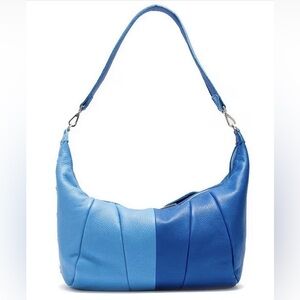 Hammitt Morgan Oasis Blue croissant bag